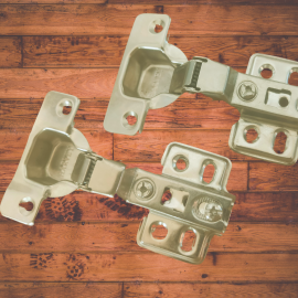 AUTO HINGES, STAINLESS STEEL AUTO CLOSE SLIDE ON CONCEALED HINGES