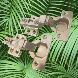 AUTO HINGES, STAINLESS STEEL AUTO CLOSE SLIDE ON CONCEALED HINGES