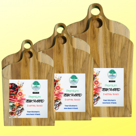 CHOPPING BOARD ,TEAK WOOD,OVL 16