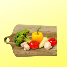 CHOPPING BOARD ,TEAK WOOD,OVL 16