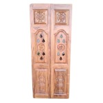 Teak Wood Pooja Door