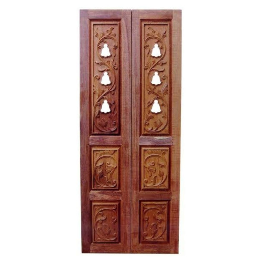 Teak Wood Pooja Door