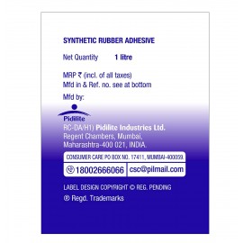 FEVICOL SR 998 SYNTHETIC RUBBER ADHESIVE - MULTIPURPOSE ADHESIVE 1 ltr