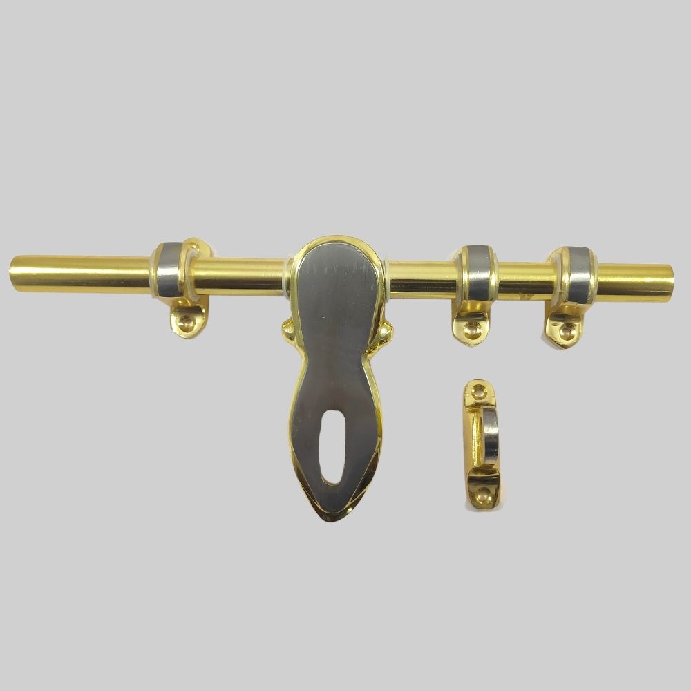 ALDROP, GOLDEN FANCY ALDROP FOR MAIN DOOR, DOOR ACCESSORIES, ALDROP FOR DOOR, DOOR FITTING KIT, TRADITIONAL ALDROP.