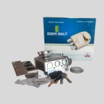 TRIBOLT COMBINATION MAIN DOOR LOCK STAINLESS STEEL FINISH