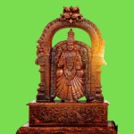 WOODEN  SRI PADMAVATHI THAYAR   STATUE