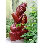 WOODEN BUDDHA STATUE