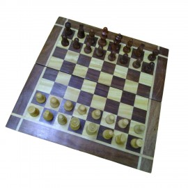 WOODEN CHESS BOARD SET FOR KIDS 10" X 10 "