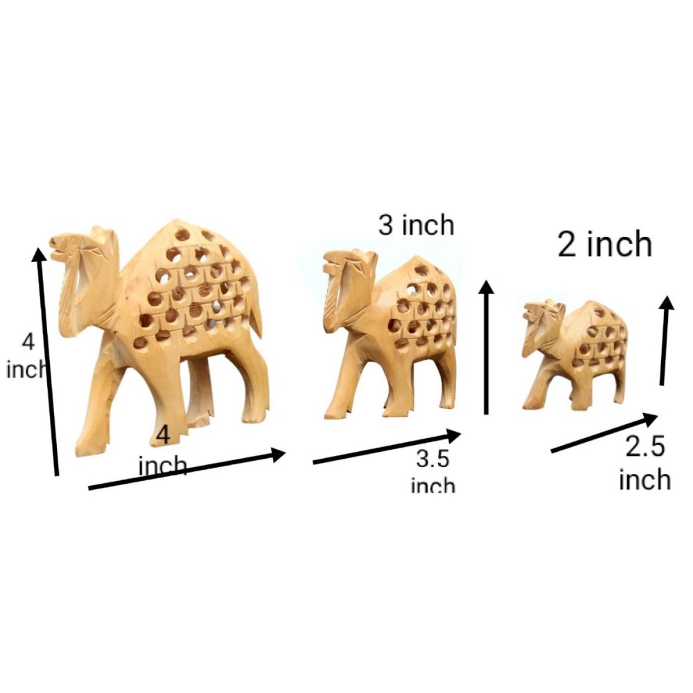 WOODEN CAMEL / DECORATE FOR YOUR HOME / HANDICRAFT/ SHOWPIECE