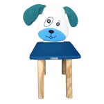 DOG CHAIR - VISAN Brand Handmade Kid's Pinewood Chair Dog FACE with Soft Ears Suitable for 1-3 YRS 