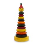 wooden stacker ring set