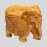 WOODEN ELEPHANT STATUE