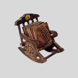 Wooden Tea Coaster, Tea Cup Coaster, Tea Cup Coaster Set, 6 Piece Wooden Coaster Set and Wood coasters