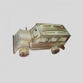 WOODEN VEHICLE (JEEP)