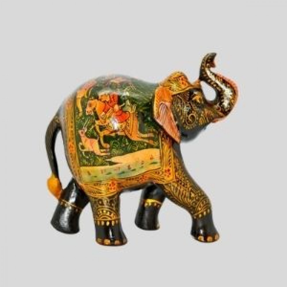 WOODEN ELEPHANT SHOWPIECE/HOME DECORATIVE ITEMS/ WOODEN HANDICRAFT/ ELEPHANT STATUE