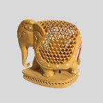 WOODEN ELEPHANT SHOWPIECE/HOME DECORATIVE ITEMS/ WOODEN HANDICRAFT/ ELEPHANT STATUE