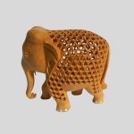 WOODEN ELEPHANT SHOWPIECE/HOME DECORATIVE ITEMS/ WOODEN HANDICRAFT/ ELEPHANT STATUE