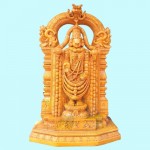LORD TIRUPATI BALAJI WOODEN STATUE