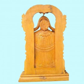 LORD TIRUPATI BALAJI WOODEN STATUE
