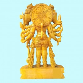 LORD  HANUMAN WOODEN STATUE