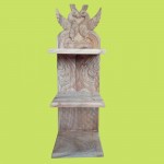 WOODEN CURVED WALL STAND