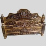KING SIZE WOODEN CARVING COT