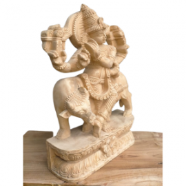 LORD KRISHNA WOODEN STATUE