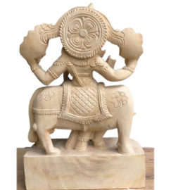 LORD KRISHNA WOODEN STATUE