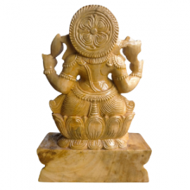LORD GANAPATHI WOODEN STATUE