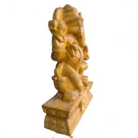 LORD GANAPATHI WOODEN STATUE