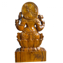 LORD GANAPATHI WOODEN STATUE