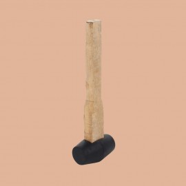  Hammer Rubber Mallet with Wooden Handle Size 1.75"