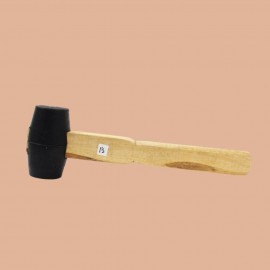 Rubber Mallet Hammer With Wooden Handle Size 2.50 Inch