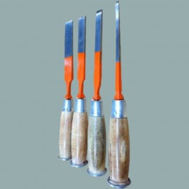 Wooden Detachable Handle Chisel Set of 4 pcs (6mm, 12mm, 18mm, 22mm) 