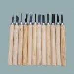 Wooden Carving Tool Set of 12 pcs for Chisels Knife Garden Tool Kit 