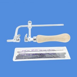 Coping Saw with Blade (Silver) -144 Pieces 