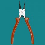Internal Straight Nose Circlip Plier