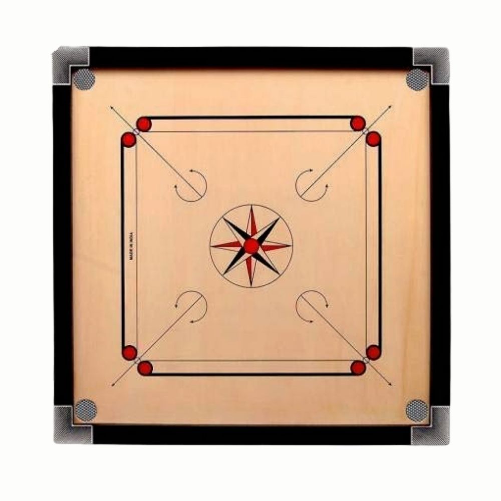 Sports Wooden Round Pocket Carrom Board