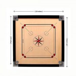 Wooden carrom board