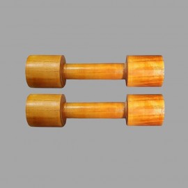 WOODEN DUMBBELLS