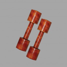 WOODEN DUMBBELLS
