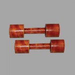 WOODEN DUMBBELLS