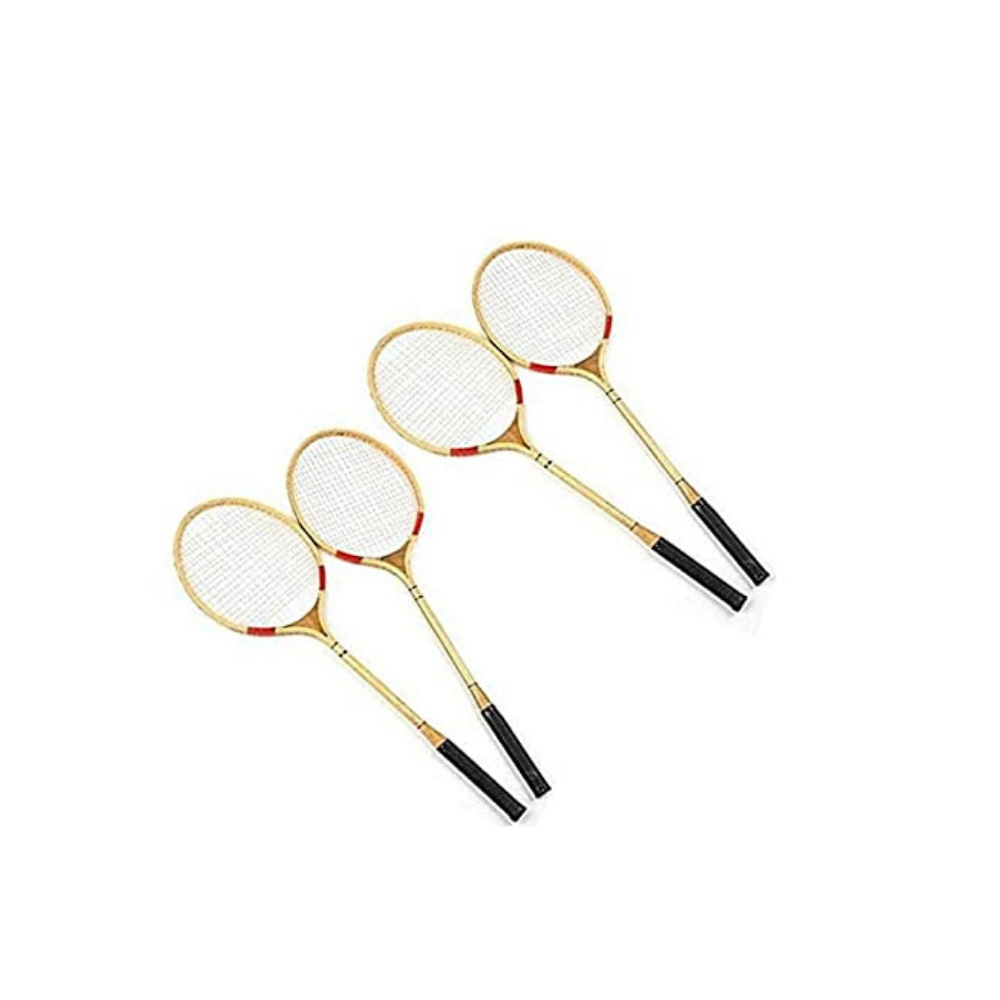 wooden badminton