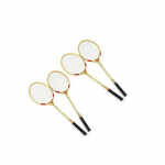 wooden badminton