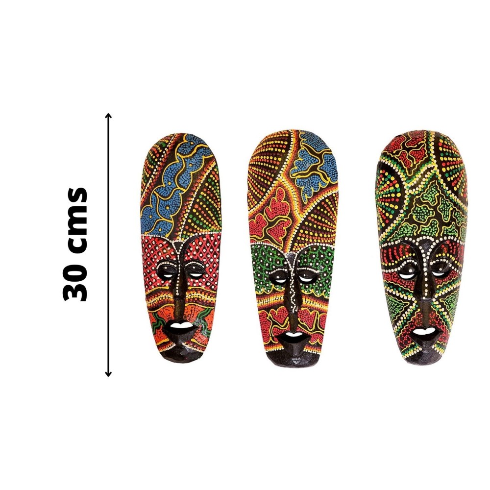 Wooden African style handcrafted Mask 