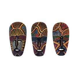 Wooden African style handcrafted Mask 
