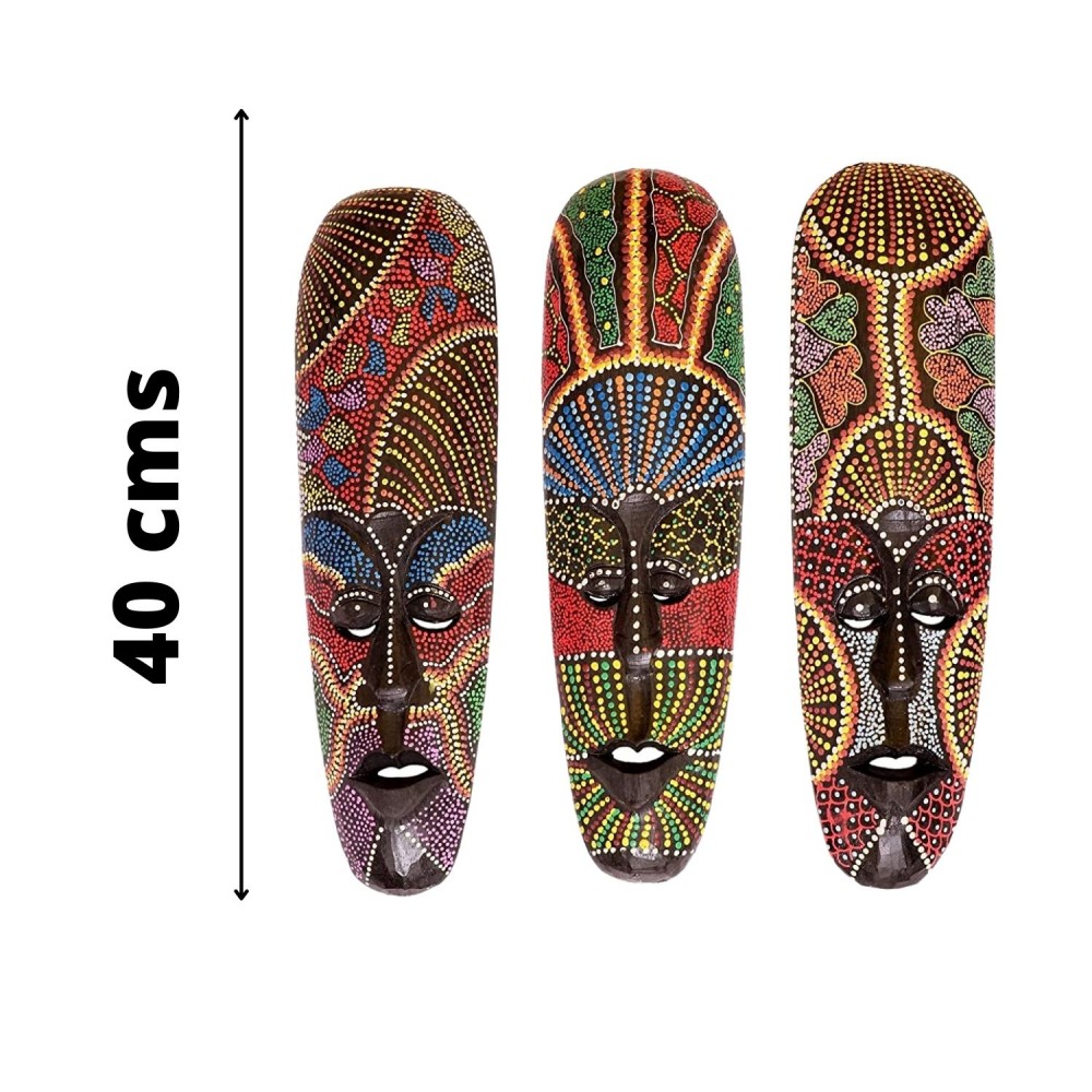 Wooden African style handcrafted Mask 