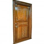 WOODEN DOOR WITH FRAME