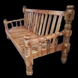 WOODEN SOFA SETS(3 SEATER) / WOODEN SOFA SETS FOR LIVING ROOM / MYSORE TEAK WOOD TRADITIONAL SOFA SETS / WOODEN FURNITURE