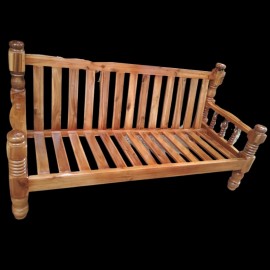 WOODEN SOFA SETS(3 SEATER) / WOODEN SOFA SETS FOR LIVING ROOM / MYSORE TEAK WOOD TRADITIONAL SOFA SETS / WOODEN FURNITURE